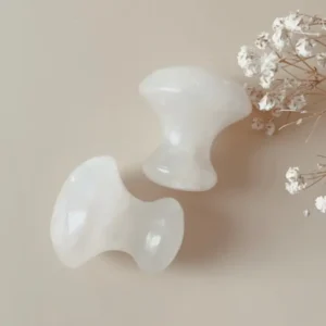 Evella Co Mushroom Gua Sha White
