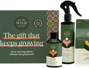 We The Wild Plant Care Organic Essential Plant Care (The Gift That Keeps Growing) Pack