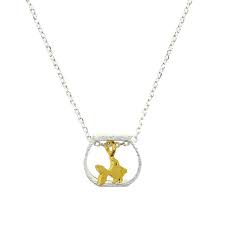 Short Story Goldfish Necklace