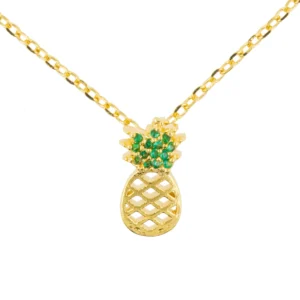 Short Story Pineapple Necklace