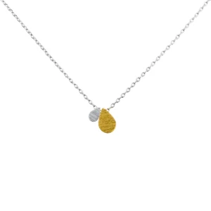 Short Story Raindrop Necklace